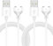 IBEIKE Magnetic Charger for Wireless Massager - 2PCS Magnetic USB DC Charger Cable, 2 PIN Replacement Charging Cord for Appliances with Magnetic Charging Ports (9mm/0.35in)