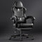 Dowinx Gaming Stuhl Racing Gamer Stuhl, Ergonomischer Gamer Stuhl Gamer Chair mit Lendenwirbelstütze, Gaming Chair PU Leder PC-Stuhl Verbreiterte Rückenlehne 150KG, Schwarz