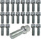 20 bulloni per ruota, M12 x 1,5, 50 mm, R12, adatti per cerchioni in alluminio Mercedes