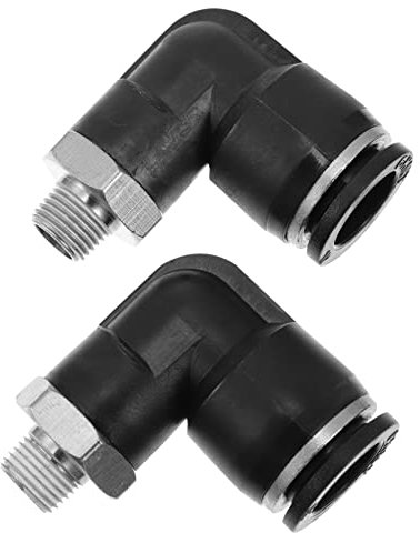 Mobestech Pneumatische Rohrverschraubung Zweiwegeverschraubung Luftanschluss Praktische Luftverschraubung Aus Hochwertigem Und Installieren Verwenden Gute Abdichtung Umweltfreundlich