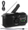 Radio Solar, Radio Am/FM, Radios Solar De Emergencia con Manivela, 1200MAh, Linterna LED, Alarma SOS Y Dinamo De Manivela para Camping, Viajes