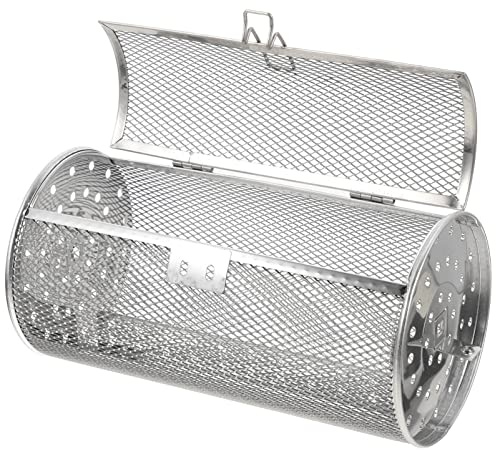 Yardwe Panier Acier Inoxydable Cage à Rôtir Antirouille pour Four et Air Fryer pour Griller Légumes et Viandes