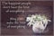 CountryStyle Gifts Minimalist Motivational Quote Fridge Magnet - The Happiest People