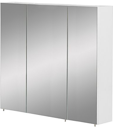 Schildmeyer Basic Spiegelschrank ohne Beleuchtung 134108, weiß Glanz, 90 cm
