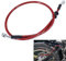 Bremsleitung Motorrad 100cm,Motorrad Hydraulisch Verstärkt Bremse Kupplungsschlauch Linie Rohr Für Dirt Bike Enduro Motocross-Rot