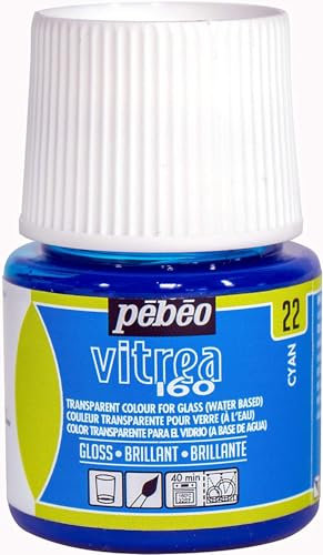 Peinture sur verre V160 effet brillant - 45 ml