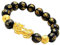 Cavestoff Schwarzes Feng Shui Perlenarmband Chinesisches Pi Xiu Armband Obsidian Reichtum Armband mit handgeschnitztem Amulett für Glück und Reichtum