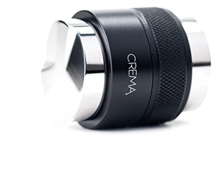 CREMA COFFEE PRODUCTS | 39.25mm Coffee Distributor/Leveler & Hand Tamper - V2 | Fits Flair Classic, Signature, and Neo, 39.25mm | Double Sided, Adjustable Depth | Beautiful Espresso Hand Tampers