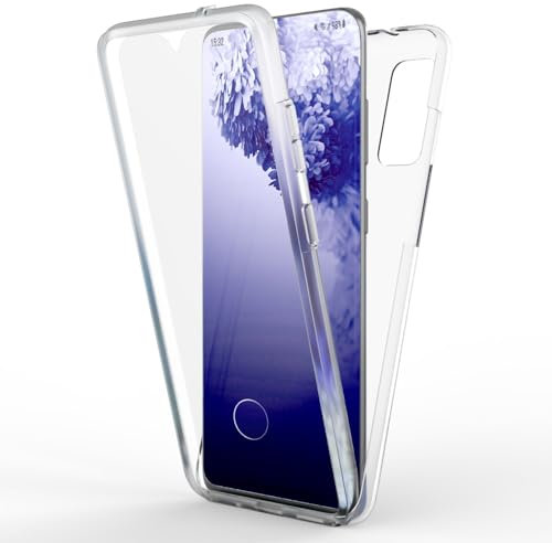 NALIA 360 Gradi Cover compatibile con Samsung Galaxy S20 Ultra Custodia, Trasparente Full-Body Case Protettiva Chiaro Fronte e Retro Protezione Schermo Copertura, Sottile Skin Integrale Etui Completo