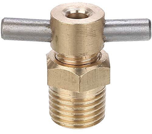 1pc Brass Drain Valve 1/4 Inch NPT 12mm Diameter for Air Compressor Tank Replacement Part