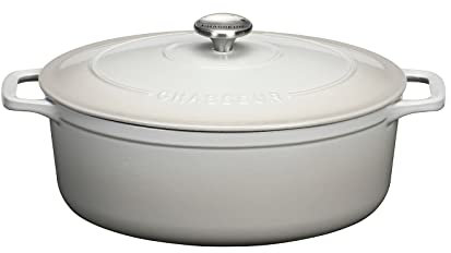 Cocotte ovale 29cm 5L Chasseur Macadamia