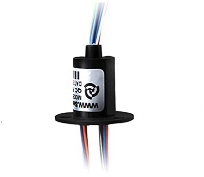 Hut-Typ-Kapsel-Slip-Ring, 22 mm, 12 Drähte, 2 A, schwarzer Power-Sammelring für Monitor-Roboter-Überwachungssystem, Drohne