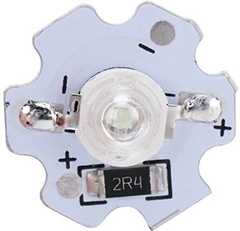 Fafeicy Perles de Lampe LED, 25pcs Puce LED Haute Puissance 200LM 3W 5V, Lampe SMD Ampoule pour Luminaires de Bricolage, Panneaux Muraux 3D (Lumière Bleue)