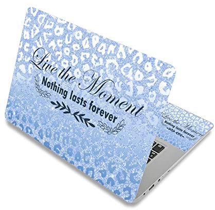 RUYIDAY 12.1 13 13.3 14 15.4 15.6 Inches Laptop Skin Sticker Decal Universal Netbook Skin Sticker Reusable Notebook Art Decal Protector Cover Decal (Blue)