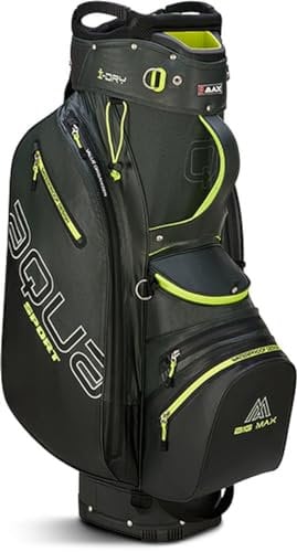 Big Max AQUA Sport 4 - Wasserdichte Golftasche - Cartbag - Graue Limette