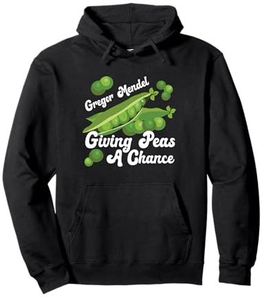 Gregor Mendel Geben Erbsen Eine Chance Biologie Lab Tech Genetik Pullover Hoodie