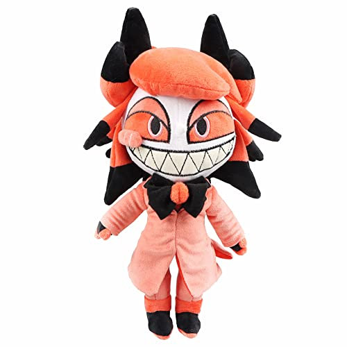 Zhongkaihua Hazbin Hotel muñeca de Felpa Alastor Anime Peluche Angel Dust Lindo Juguete de Peluche de Dibujos Animados Regalo para los Fans del Anime(30cm)