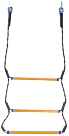 JISADER Kletterleitern für den Außenbereich, Strickleiter für Boote, Badeleiter für Yachten, zusammenklappbare Harzsprossen für Motorboote, Kajak-Hilfsleiter