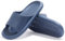 The Essentials Wardrobe Mens TEW Sliders - Navy - UK-8
