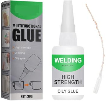 Welding High Strength Oily Glue Plastic Super For Resin Ceramic Glue Glass Metal Strong Universal Tools & Home Improvement 18ML Vinyl Flooring Glue Instant Glue For Resin Ceramic Metal (A, 11.3X3.2cm)