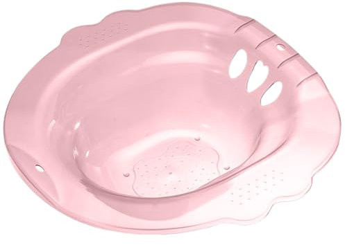 Sitz Bath Postparto, Baño Sitz para hemorroides con bañera Sitz Bañera sobre el inodoro Baño Sitz Postparto con orificios de drenaje Bidet Actualamiento de asiento ancho Rojo Rojo