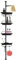 Brixy Duschregal - Teleskop - 85-305 cm - Ohne Bohren - Boden Bis zur Decke - 4 Ablagen - 3 Haken - Schwarz