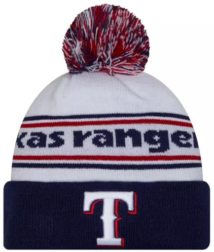 New Era Beanie-Mütze mit Bommel, Team-Farbe, mit Bommel, Winter-Strickmütze mit Bündchen