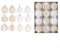 12 x Christbaumkugel-Ornamente, Weihnachtsbaumschmuck, hängende Kugel für Weihnachten, Urlaub, Hochzeit, Party, Dekoration (B)