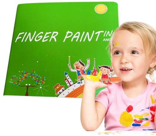 Spizummp Hand Painting Set 6 Color Kid Washable Finger Paint Set