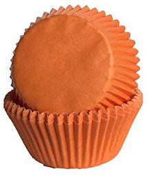 Tasty Cooky Shop Orange Muffinförmchen/Cupcakeförmchen aus Papier 50 Stück/Gratis Lieferung