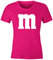 MoonWorks® Damen T-Shirt Gruppen-Kostüm M Aufdruck Kostüm Fasching Karneval Verkleidung pink M