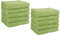 Betz 10 Stück Seiftücher Seiftuch Seiflappen Set Premium 100% Baumwolle Seiflappen Set Größe 30 x 30 cm (avocadogrün)