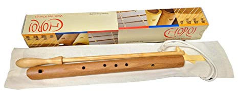 Choroi Quinta Pentatonische Holzflöte ohne Tonblock, Kirschholz