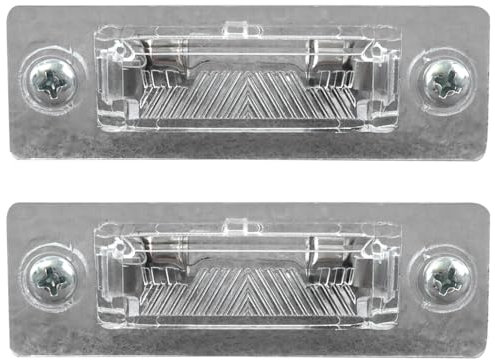 ROBUST 2 Pcs Car Number Plate Light Licence Lamp Replacement Halogen Bulb for Skoda Superb VW Caddy Mk3/4 Golf Plus Jetta Mk3 Transporter T5 T6 Multivan Passat Touran 3B5943021 3B5943021A