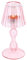 Gurfuy Bougeoir votif en Verre Rose – Bougeoir décoratif en Cristal en Forme de Lampe pour Table, Mariage, Salle à Manger, Centre de Table, fête, Festival, Rebord de fenêtre (Rose)