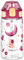 TKK 3002 Kinderflasche 500ml auslaufsicher, mit Trinkhalm, Tritan BPA-Frei einhändig bedienbare Trinkflasche Rot Kindergarten, Schule