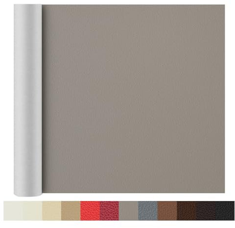 Parche De Cuero Adhesivo 15X200cm - Autoadhesivo para Tapizar Muebles, Sofá, Asiento de Coche, Silla de Oficina