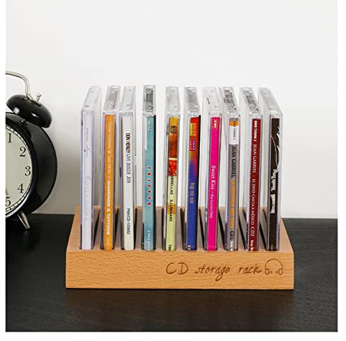 WAOCEO Schallplattenständer Aufbewahrungshalter for Schallplatten Präsentieren Sie Ihre Singles und LPs in diesem modernen, tragbaren Regal CD Aufbewahrung Organizer, YANLI2233-1988