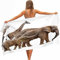Afrika Tiere Strandtuch Groß 100x200, 3D Tiere Badetuch Mikrofaser Handtücher, Strandhandtuch SchnellTrocknend Badehandtuch, Saunatuch, Handtuch, Damen, Herren, Strandtücher, Badetücher A1349