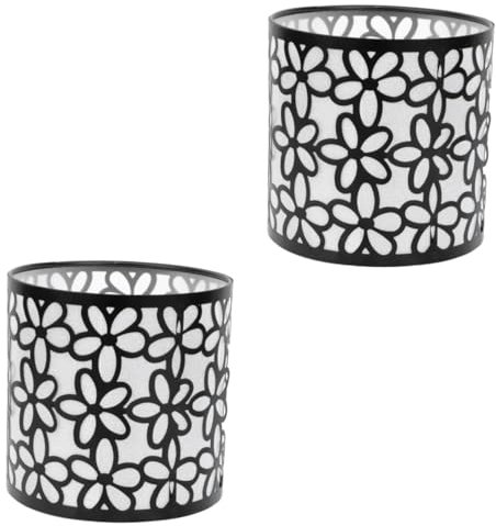 Gadpiparty 2stücke Stabiler Lampenschirm Mit Floralem Design Praktischer Lampenschirm Für Schlafzimmer Dekorativ Und Installieren Fassung Für Stilvolle Akzente