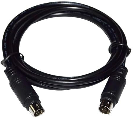 UGGOVXWZH MINI DIN 8 PIN TO 8-PIN MALE ADAPTER DATA CABLE FOR MIDI MUSIC SYNTHESIZER TO HOST PORT(5m)