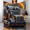 Decke LKW Flauschige Plüsch BettDecke, Extra Weich & Warm, Wohndecke Flannel Fleece Decke Als Sofadecke & Couchdecke （150×200cm）
