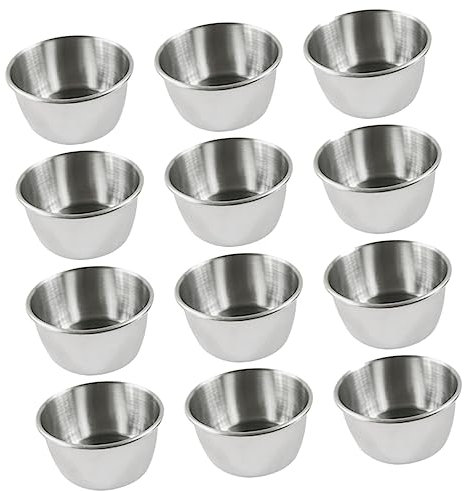 DECHOUS 12stücke Salat Dressing Container Aus Hochwertigem Material Würze Tassen Zum Dippen Kleine Soßenschalen Für Senf Essig Öl Und Andere Gewürze