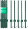 Sptchapn Zaunpfosten 148 cm, 10er-Set Robuster und Langlebiger Metallzaunpfosten, Hochwertige Zaunpfähle für Wildzaun, Weidezaunpfahl, Drahtzaun, Maschendrahtzäune, Wildschutzzaun(10)