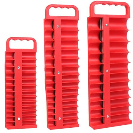 RGYBAO Magnetic Socket Organizers Set of 3 Portable Holder Tray For Various Drives Heavy Duty Magnetic Socket Rack