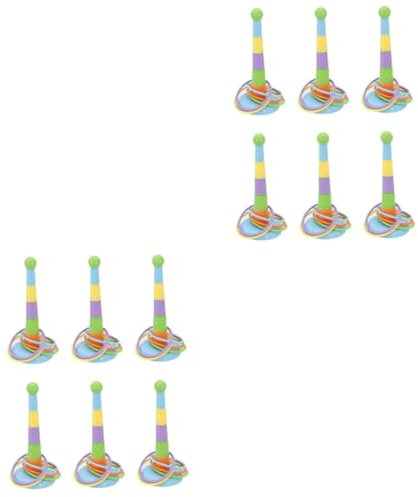 ibasenice 2 Sätze Teiliges Lustiges Wurfspielzeug für Toss Ringe für Kreative Interaktion und Frühe Bildung Drinnen und Draußen Fördert Hand Augen Koordination und