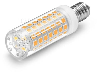 eufeifeiegds 1pcs LED Bulb E14 7W Light Replace Corn Lamp For Kitchen Range Hood Chimney Fridge Cooker(1pcs,Warm White,7W 51LEDs)