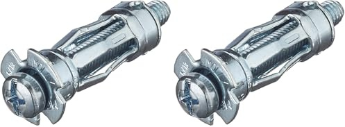 MOLLY M18006-XJ Chevilles métalliques à expansion avec vis Ø13mm, 43mm - M6/Ph2/SL Gris, Set de 10 Pièces (Lot de 2)