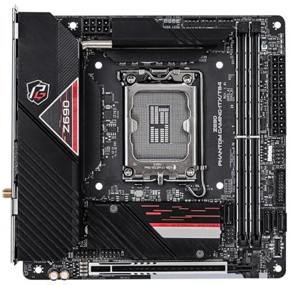 motherboard Fit For ASROCK Z690 Phantom Gaming-ITX/TB4 Gaming-ITX Intel MINI ITX Motherboard LGA 1700 DDR5 96GB Wi-Fi 6E Support 14900 14400