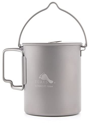 TOAKS Tasse/Pot de Camping Portable Ultraléger en Titane